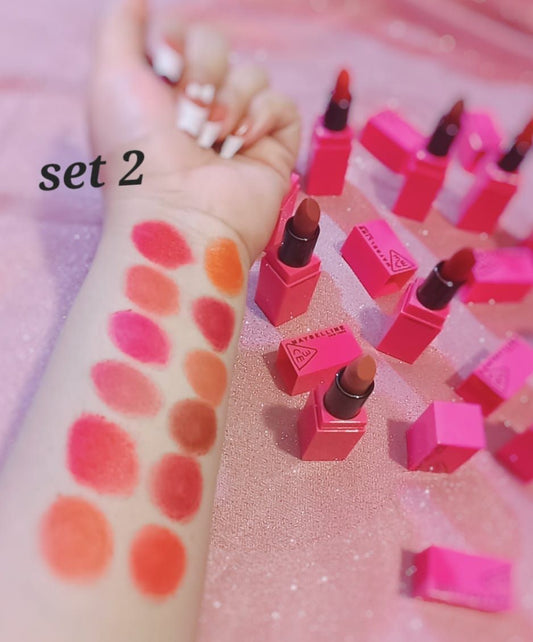 12 Pcs Maybeline lipstick