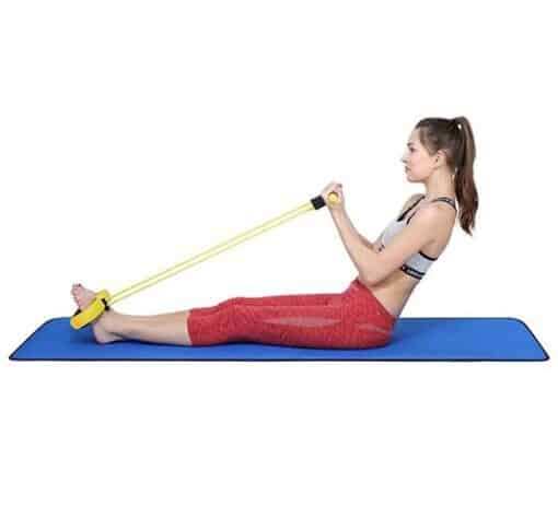 Rubber Pull Tummy Trimmer Abs Exerciser