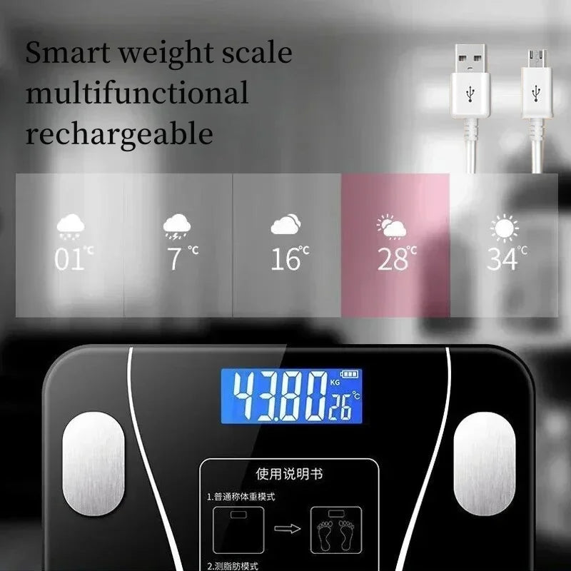 Special electronic scale for body management and fat loss