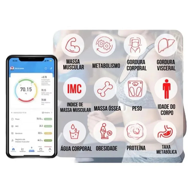 Special electronic scale for body management and fat loss